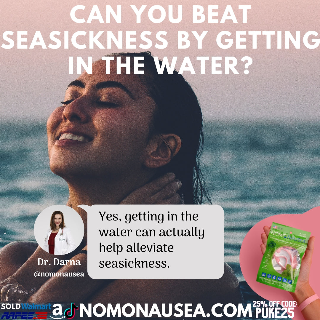 Can you beat seasickness by getting in the water?