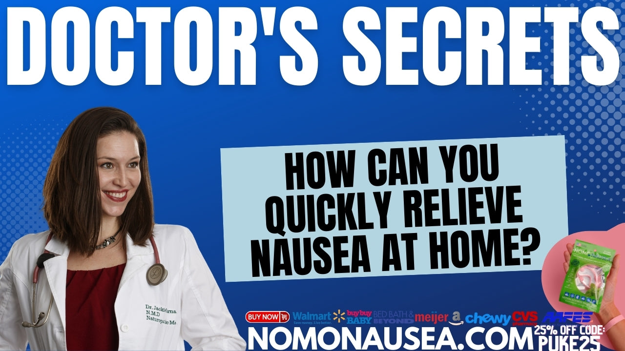 How can you quickly relieve nausea at home