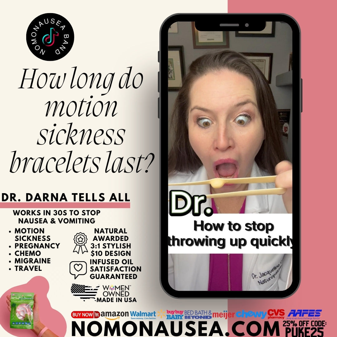 How long do motion sickness bracelets last?