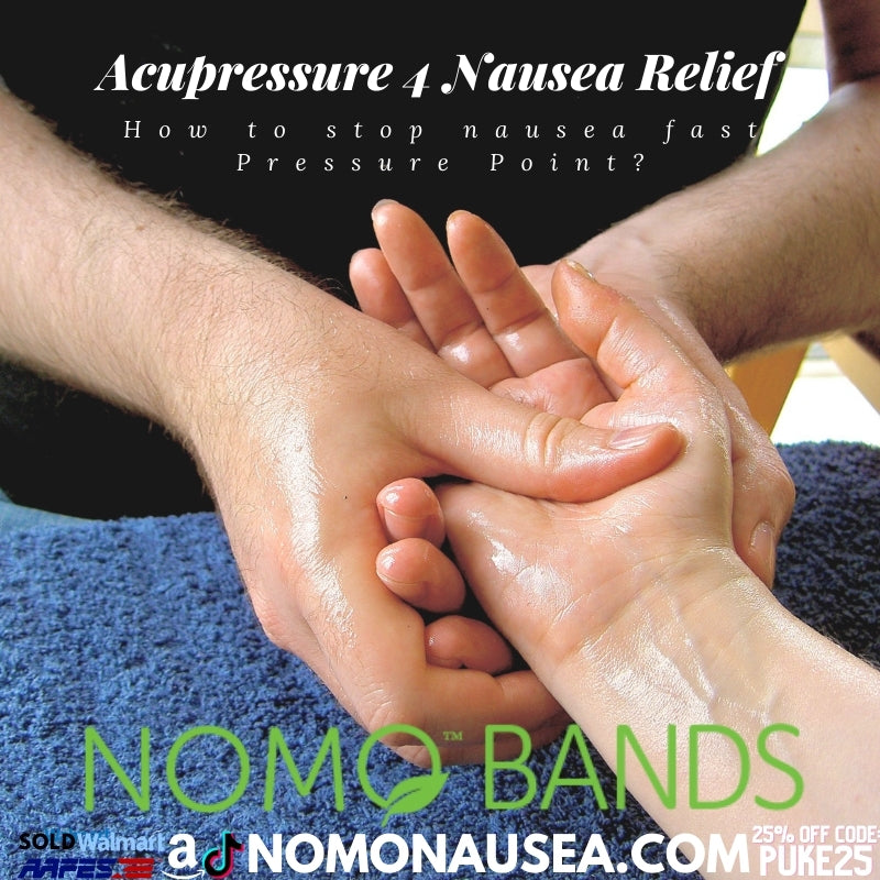 how to stop nausea fast pressure point