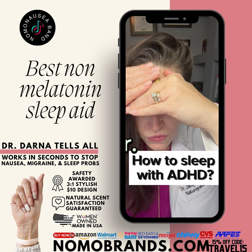 How to sleep with ADHD? Best non-melatonin sleep aid_NoMo Sleepless Nights Sleep bracelet