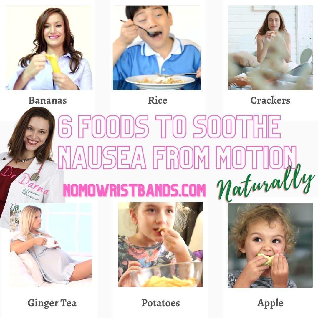 Why do I feel nauseous after I eat? Here's 6 foods to stop feeling nausea from motion sickness.