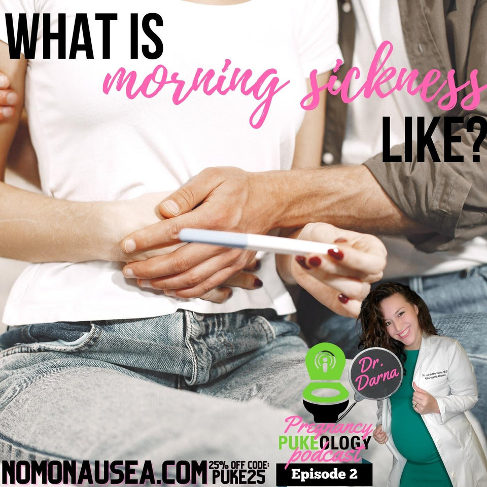 what is morning sickness like? Best Pregnancy Podcast Pukeology with Dr. Darna discusses best morning sickness remedies like NoMo Nausea that she invented. 