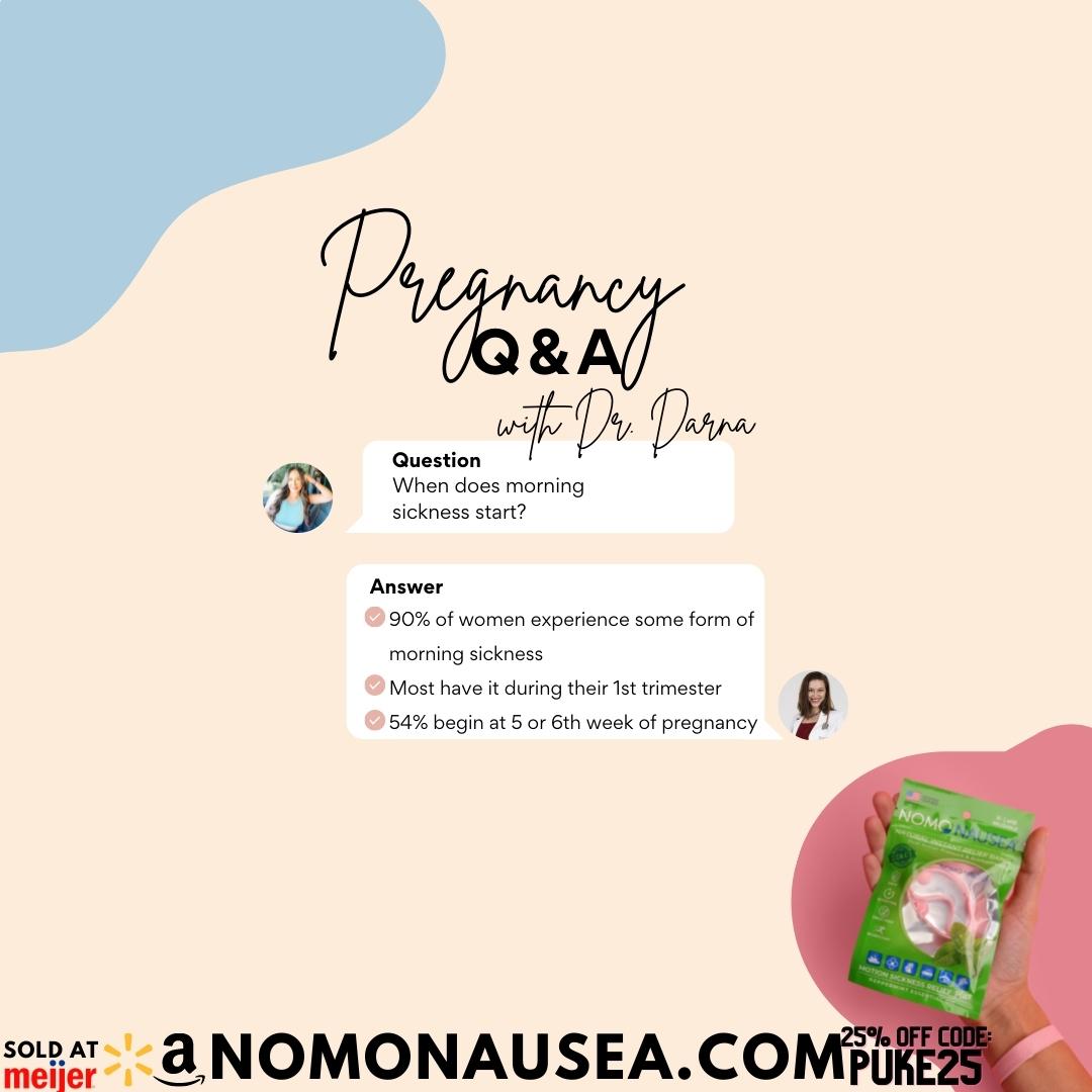 How common is morning sickness. Dr. Darna explains when does morning sickness start
