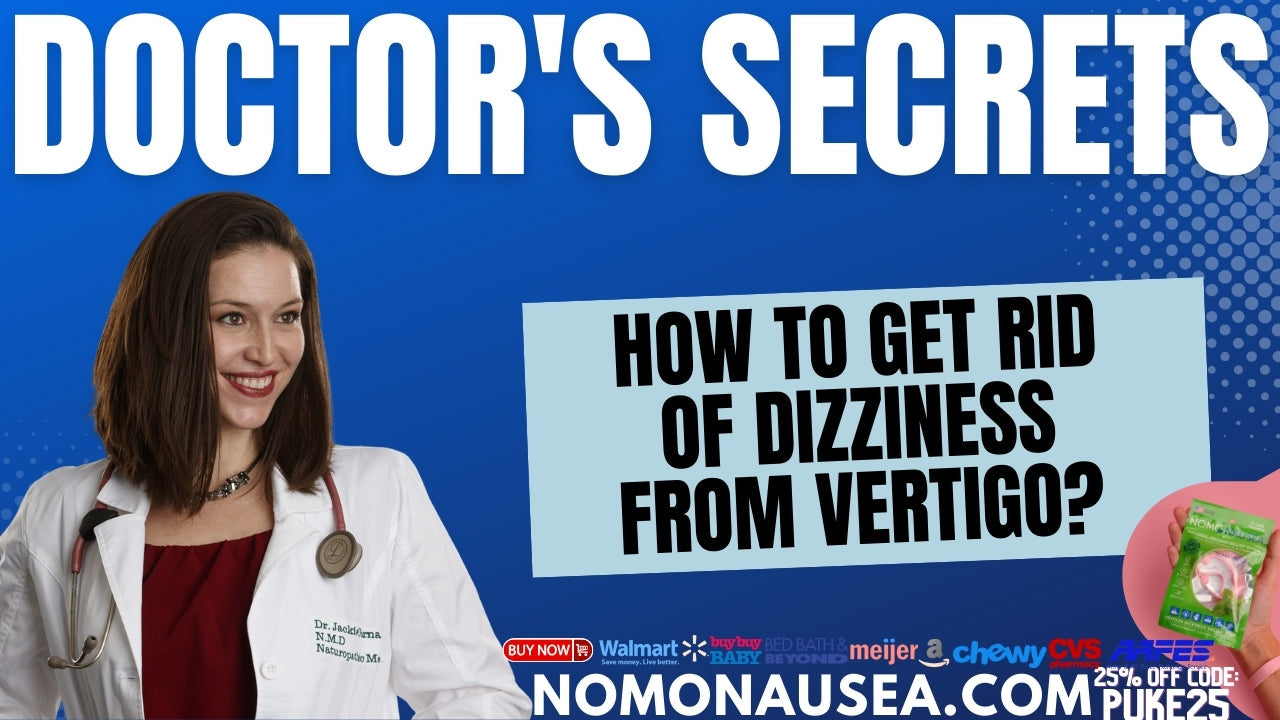 How to get rid of dizziness from vertigo? NOMO Nausea - Best wristband for vertigo