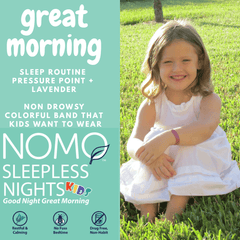 Natural Sleep Remedy Wristband for Kids | NoMo Sleepless Nights Natural sleep remedies for kids - NoMo Sleepless Nights