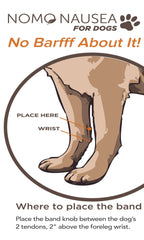 Anti Nausea for Dogs | M-L Dogs & Sick Puppy Band | NoMo Nausea Dog Bracelet Anti Nausea for Dogs | M-L Dogs & Sick Puppy Band | NoMo Nausea Dog Bracelet