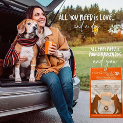 Anti Nausea for Dogs | M-L Dogs & Sick Puppy Band | NoMo Nausea Dog Bracelet NoMoNauseaLargeDog-StopDogsCarSicknessNowTrip