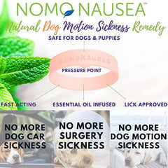 Anti Nausea for Dogs | M-L Dogs & Sick Puppy Band | NoMo Nausea Dog Bracelet NoMoNauseaLargeDog-StopDogsCarSicknessNowhoitworks