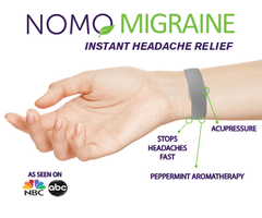 Migraine Bracelet for Headache Relief | NoMo Nausea Migraine Relief Band -NoMo Migraine