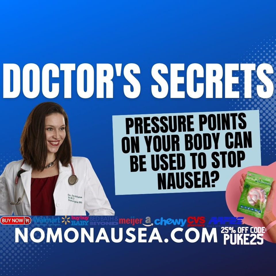 Where is the pressure point for motion sickness? Doctor shows P6 acupressure point to stop nausea