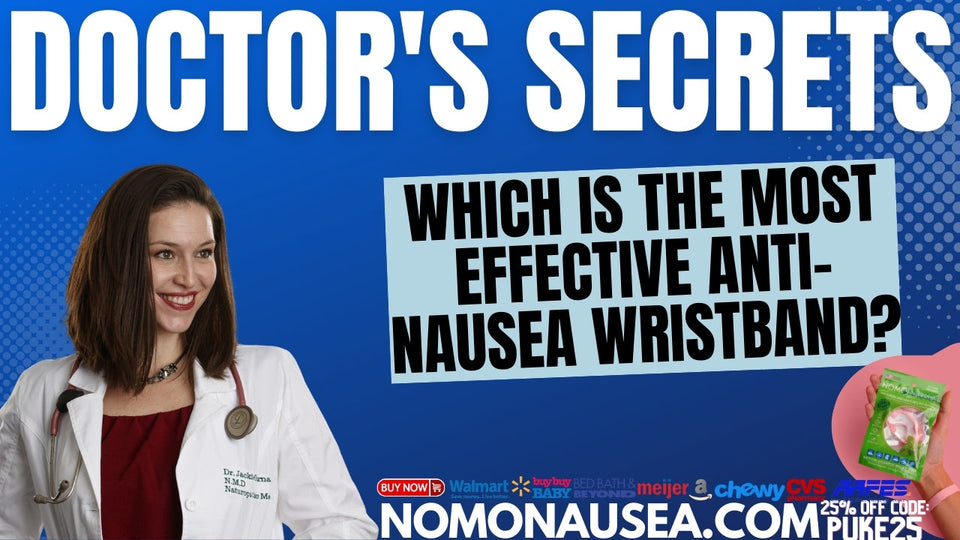 What are the benefits of using NoMo Nausea wristbands for nausea relief?