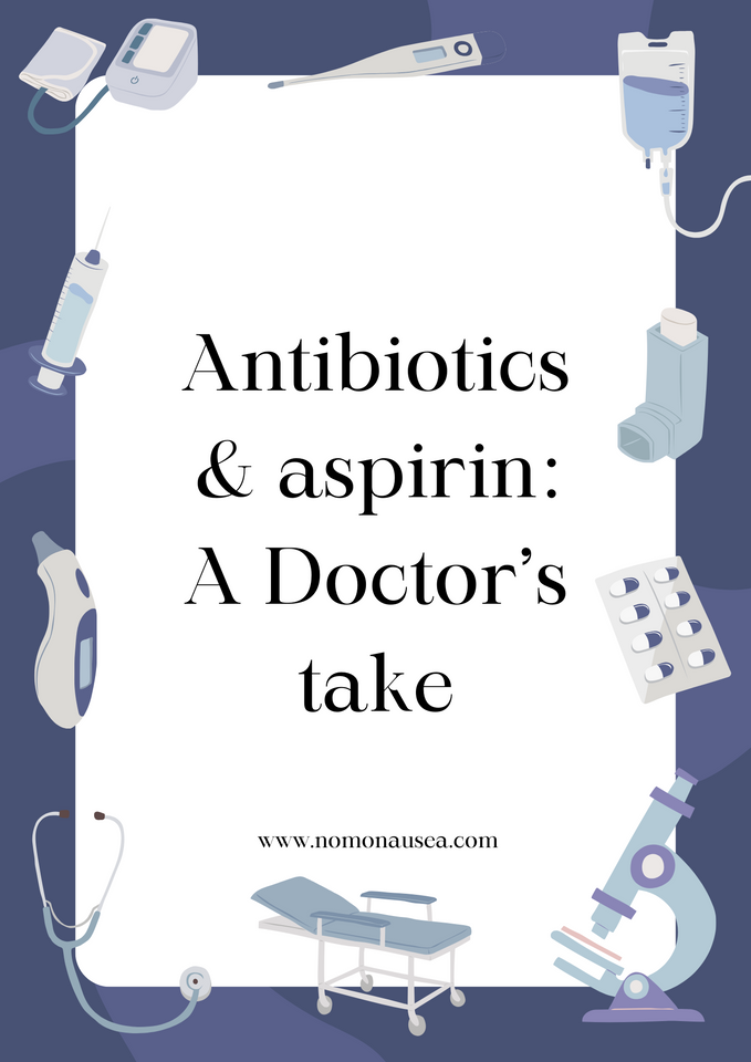 Antibiotics and Aspirin: Is it worth the pain?