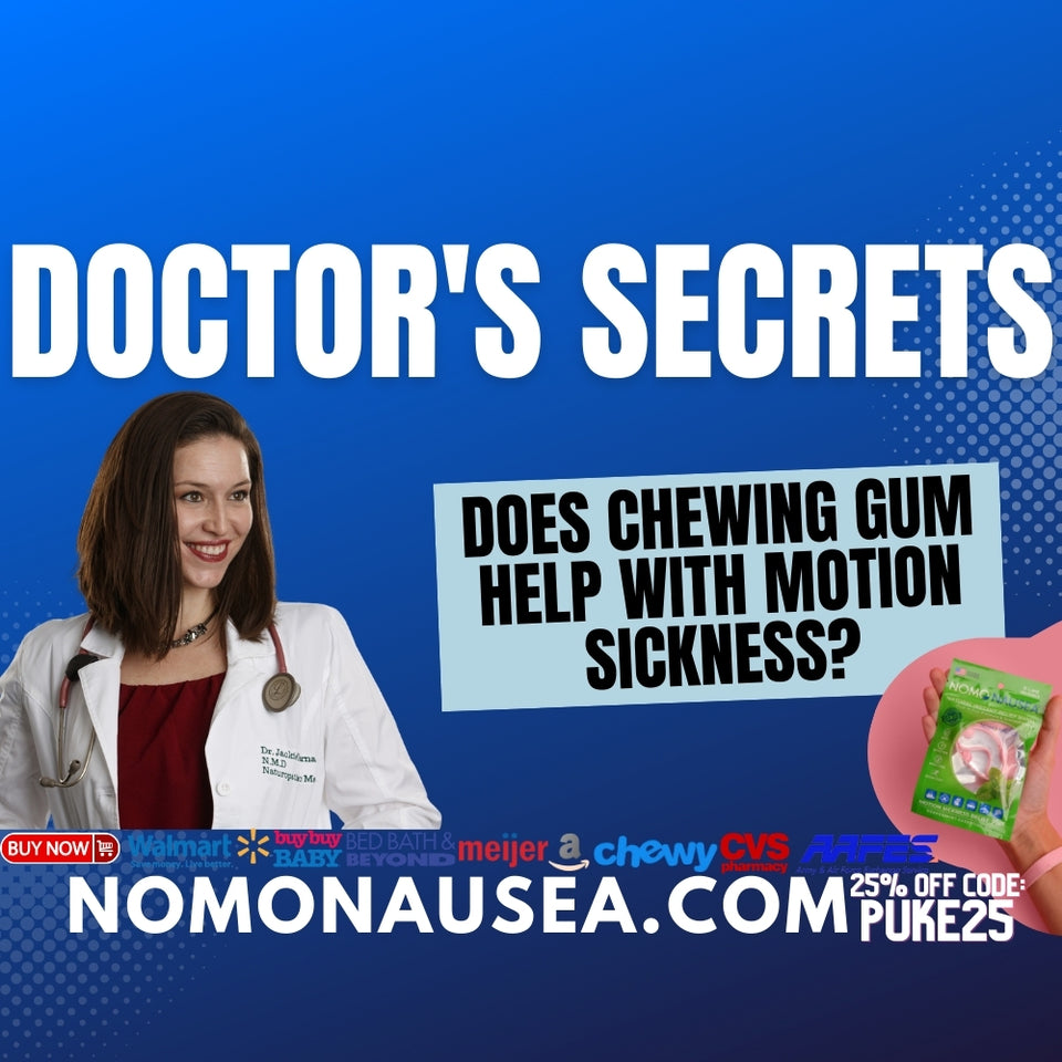 Does chewing gum help with motion sickness?