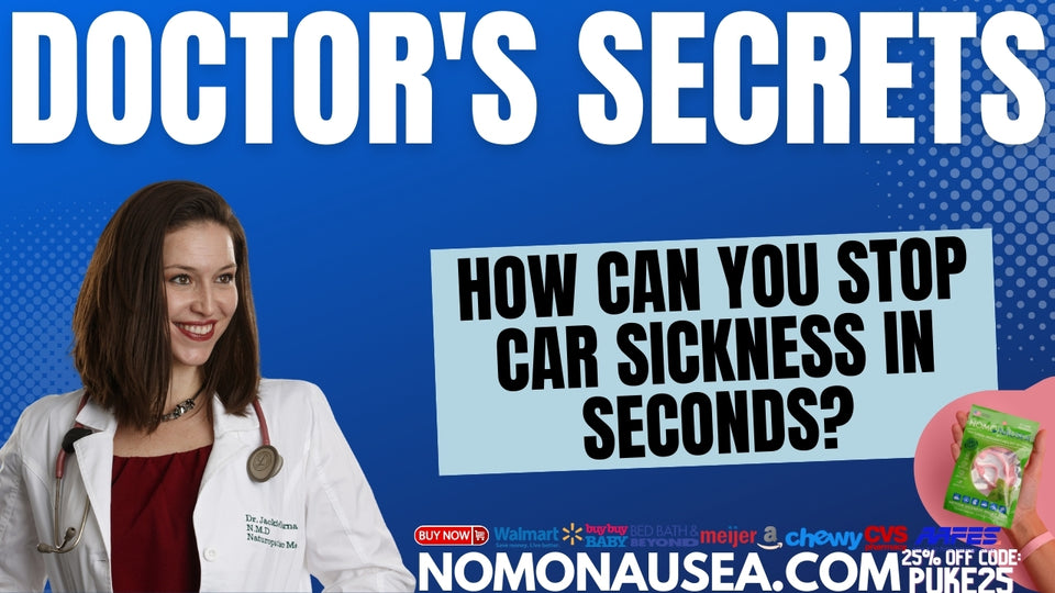 How can you stop car sickness in seconds?