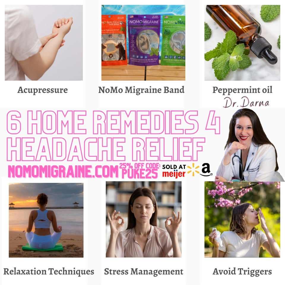 How to help a headache? Home remedies for headache relief _ NOMO Migraine relief bracelet