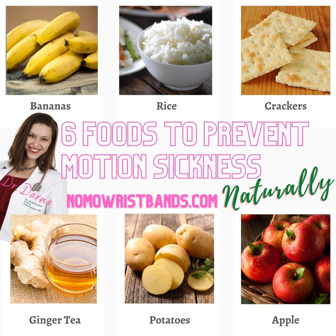 What foods prevent motion sickness?