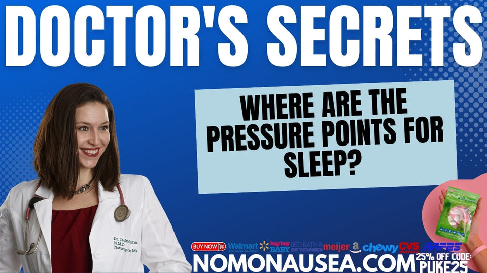 Where are the pressure points for sleep?