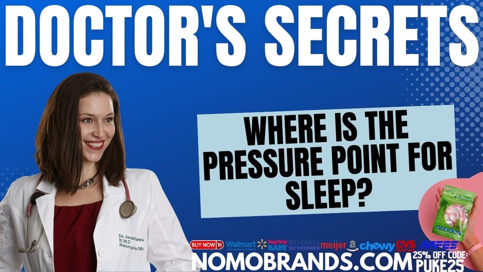 Where is the pressure point for sleep located and how can it help you fall asleep faster?