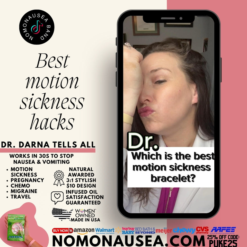 Looking for a solution to motion sickness? Discover the NoMo Nausea Relief Bracelet for instant relief!