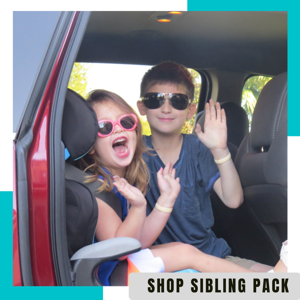 Kids Scented Motion Sickness & Nausea Band | Sibling 3PK BUNDLE | Nomo Nausea Kids